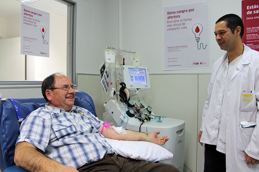 El Banco de Sangre fomenta la donación por aféresis “una técnica de extracción que mejora el rendimiento y permite aumentar la frecuencia de donación” 
