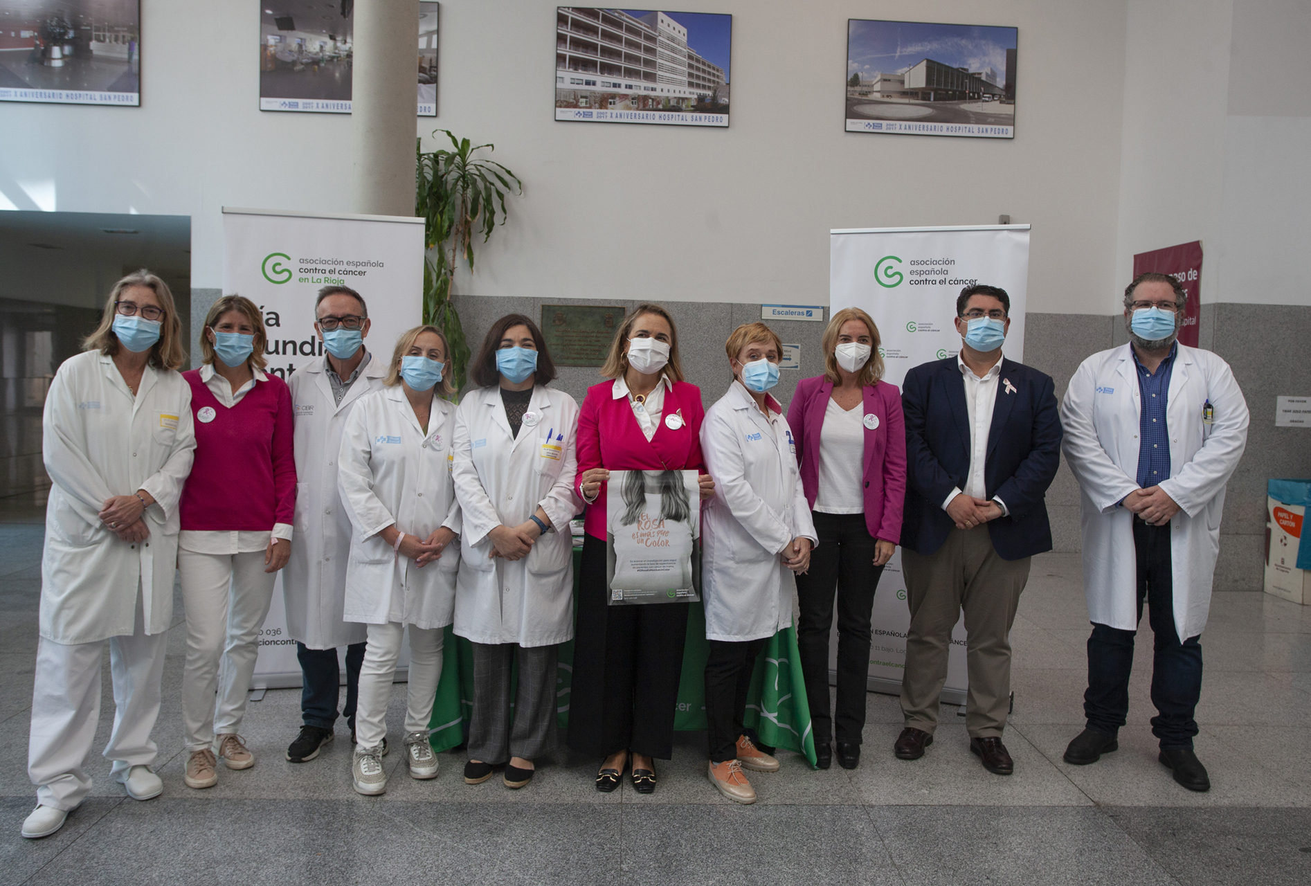 Fundación Rioja Salud participa en los actos del día contra el cáncer de mama