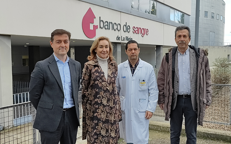 Fundación Rioja Salud impulsa la solidaridad en Navidad realizando una aportación al Banco de Alimentos de La Rioja por cada donación de sangre